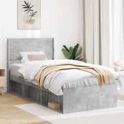 Testiera Letto Grigio Cemento PB 889738