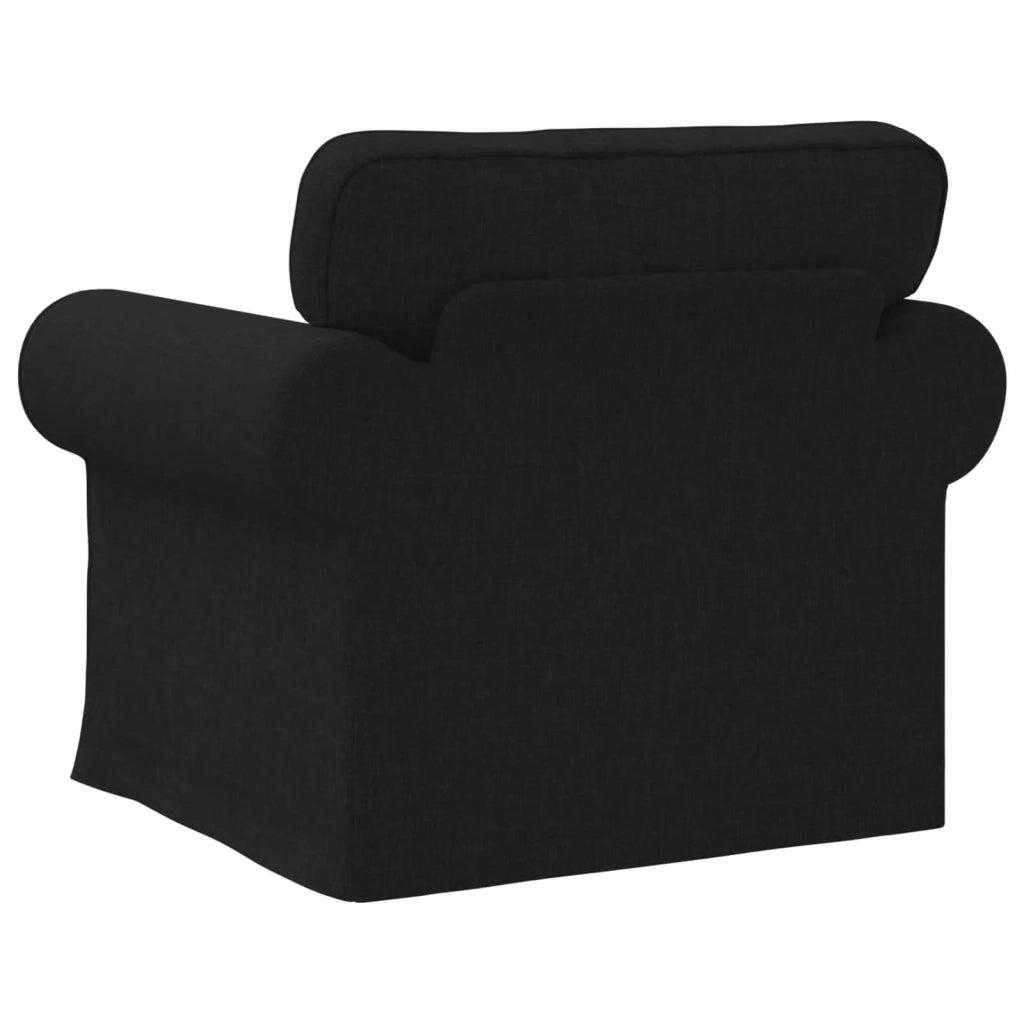 Divano Nero 95 x 82 x 80 cm Tessuto 42024294