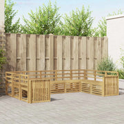 Set divani Legno di Acacia Massello 3392499