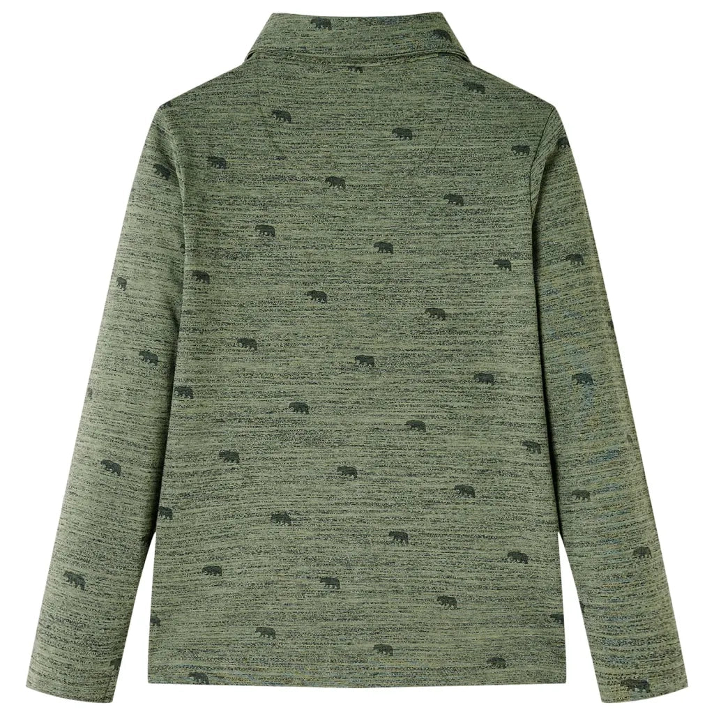 Camicia per Bambini Cachi Mélange 116 13126
