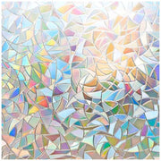 Foglio autoadesivo trasparente e iridescente, 75 x 200 cm