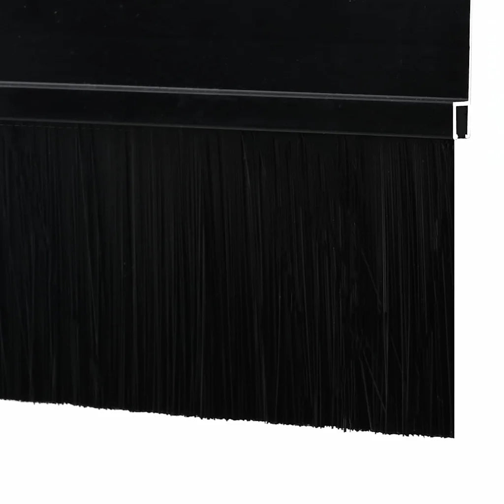 Spazzole per porte autoadesive 12 pcs Nero 100 cm 42019569