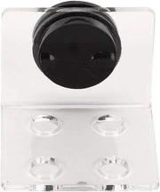 Sostegno magnetico trasparente per acquario con 4 aperture