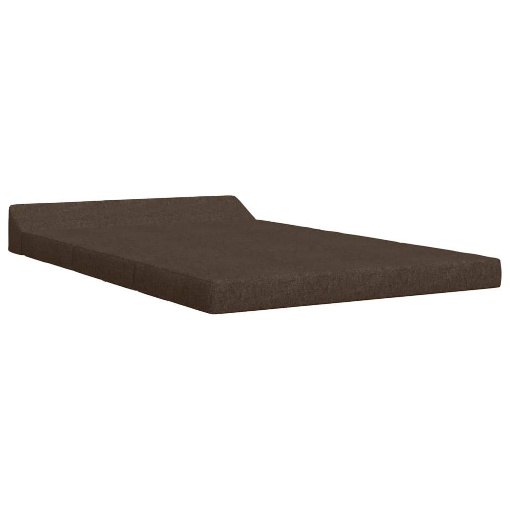 Divano Letto Pieghevole Tortora 120 x 60 x 49 cm Tessuto 900038
