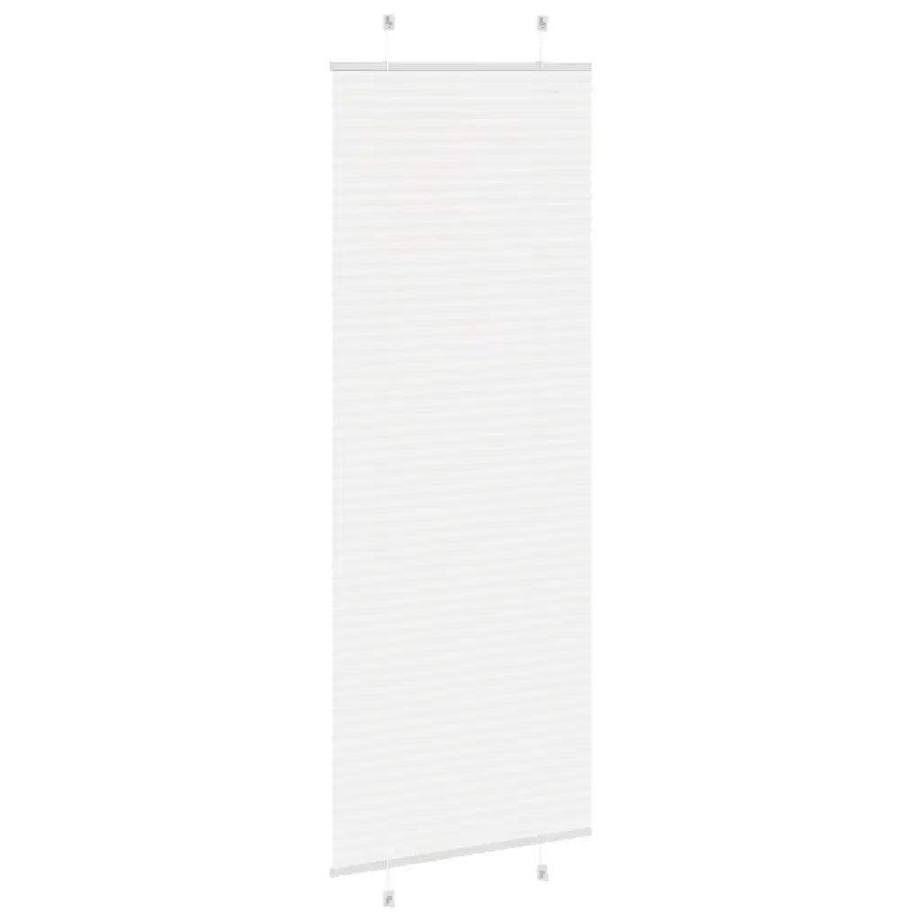 Tenda Plissettata Bianca 80x200 cm Larghezza Tessuto 79,4 cm 4015513
