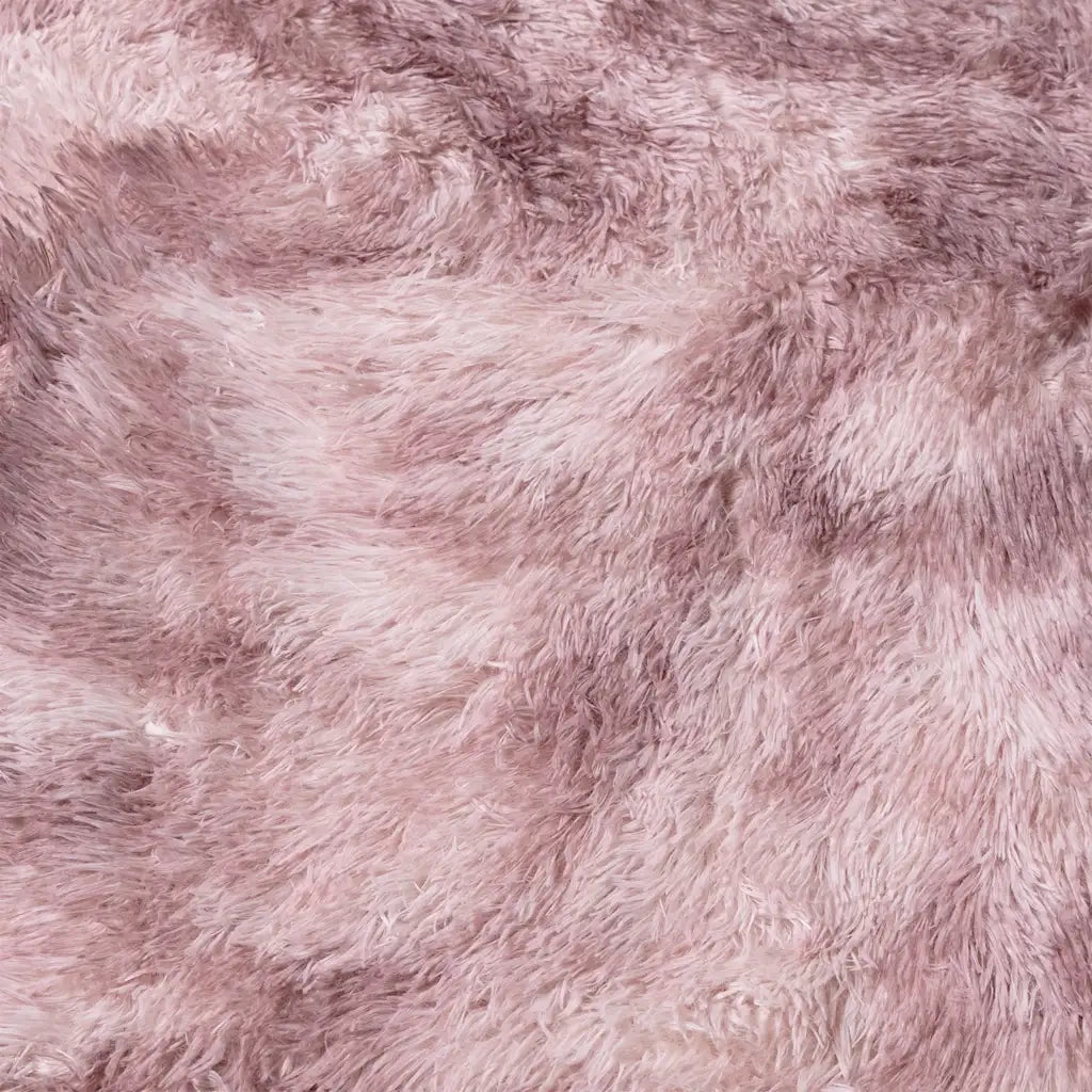 Tappeto del soggiorno | Tappeto Shaggy a Pelo Lungo NAVARRA Rosa Antico 200x200cm