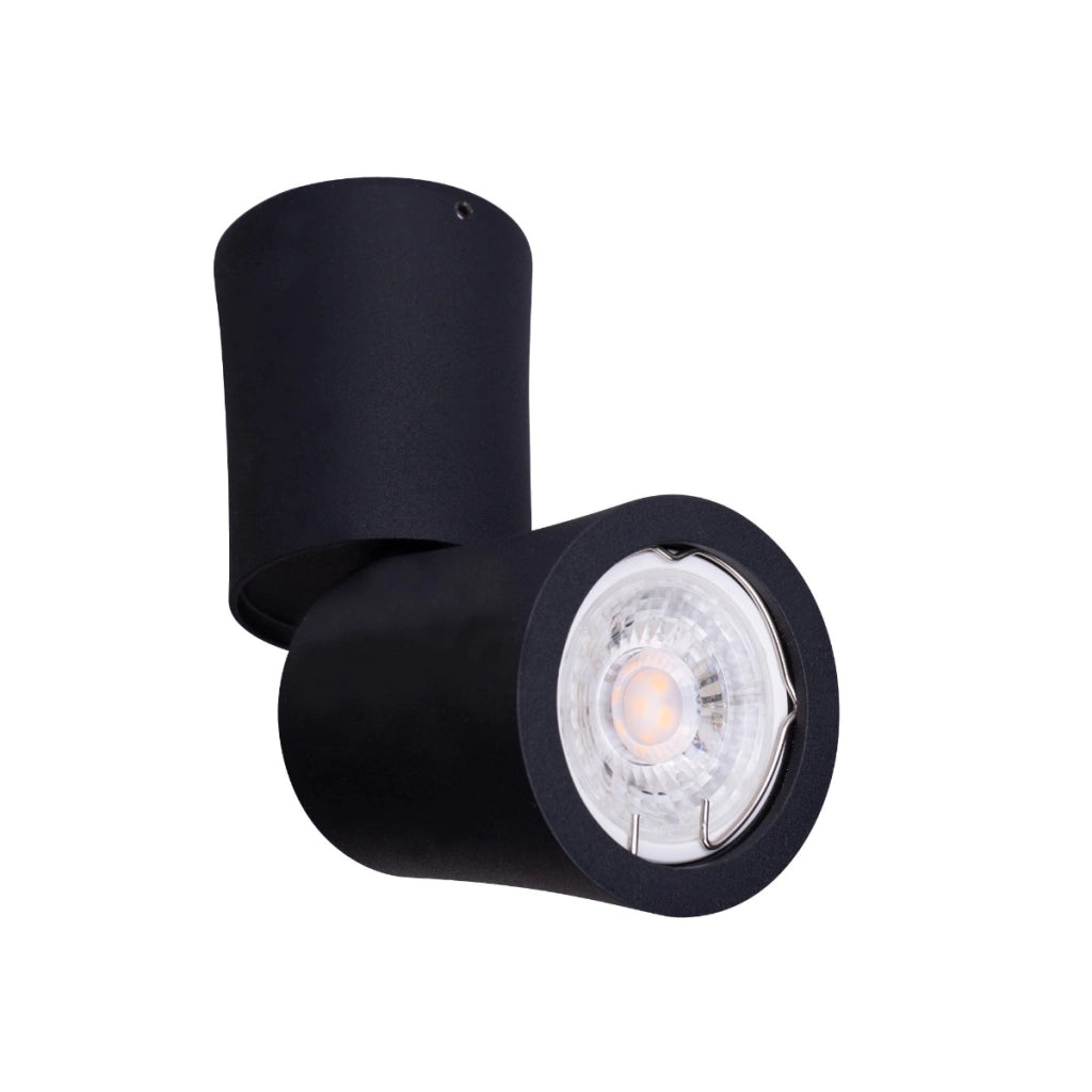 Faretto soffitto moderno nero DOT 1xGU10 50W C0157