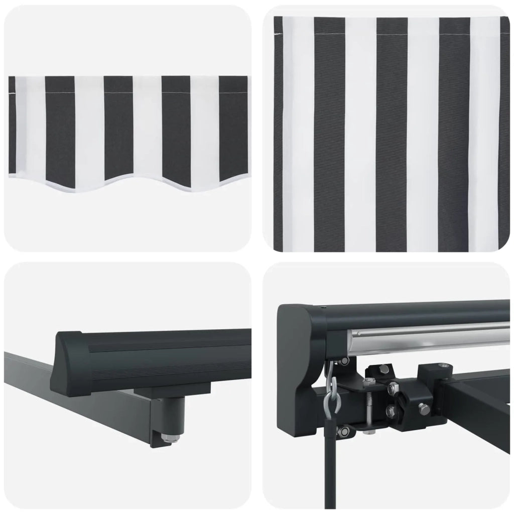 Struttura della tenda Antracite e Bianco 400 × 300 cm 3330525