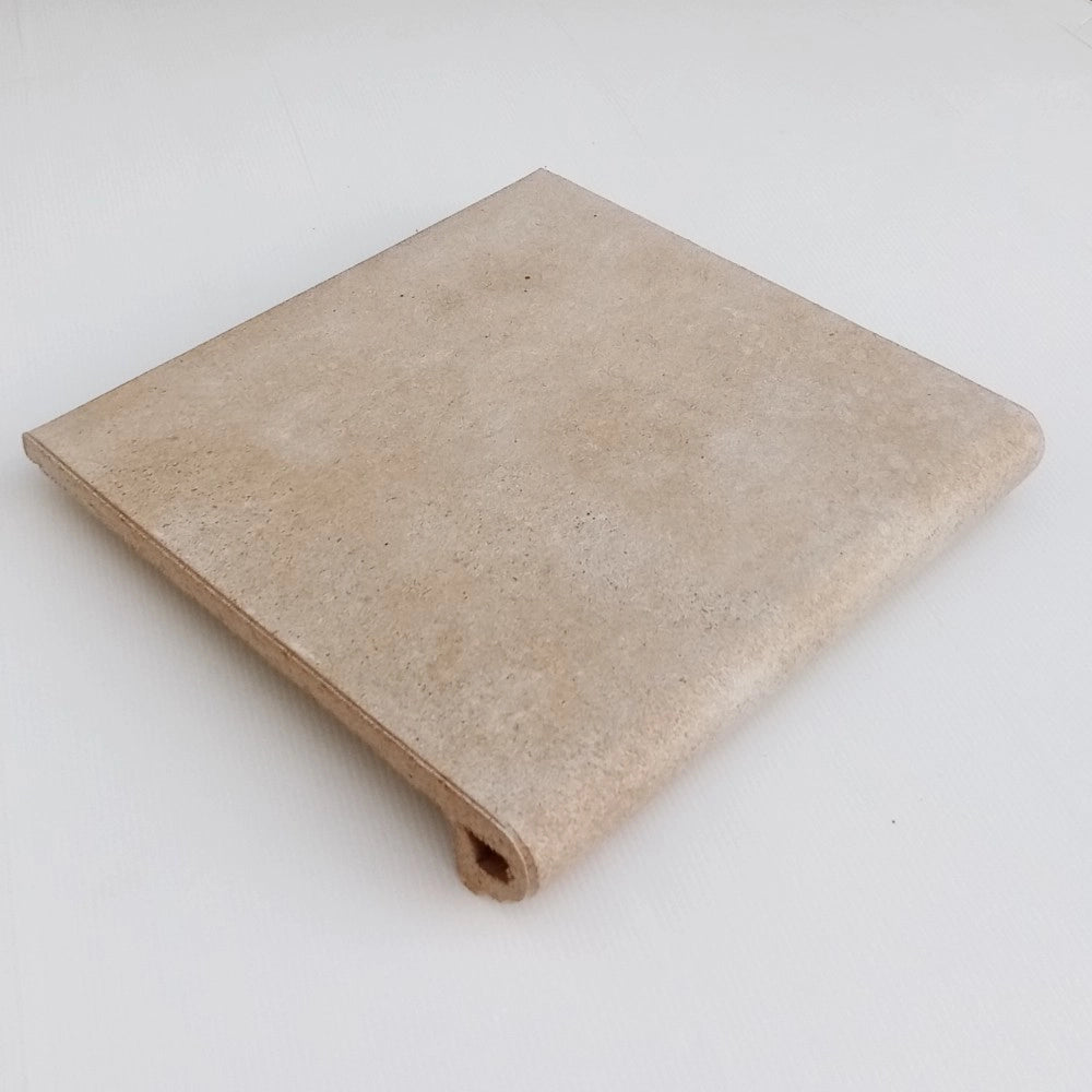 Gradino klinker 325x330x18mm serie capri colore beige - 1pz