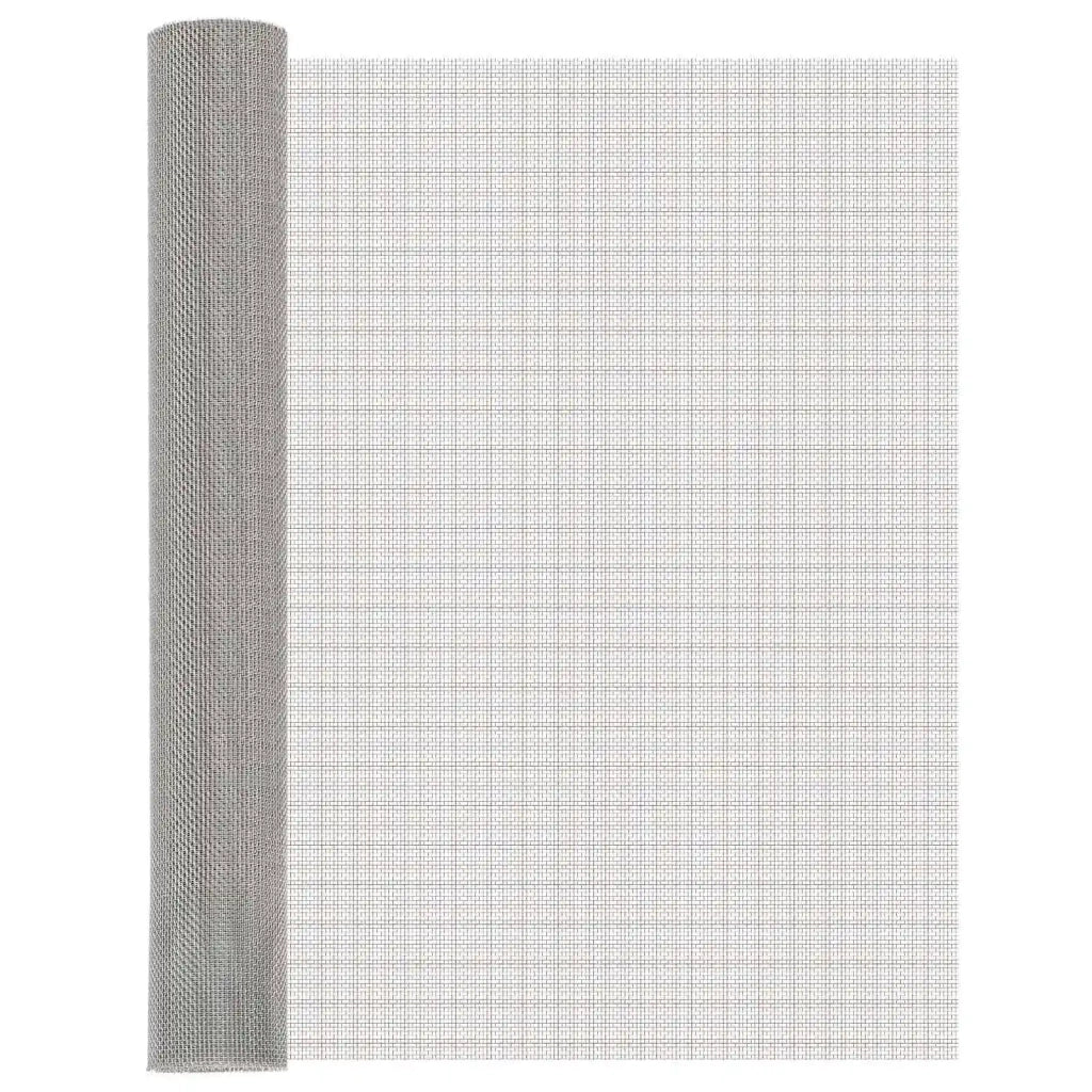 Rete per schermatura 80 x 200 cm 8 Mesh Argento 42039671