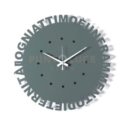 Orologio da parete minimal Wordshow Petrolio