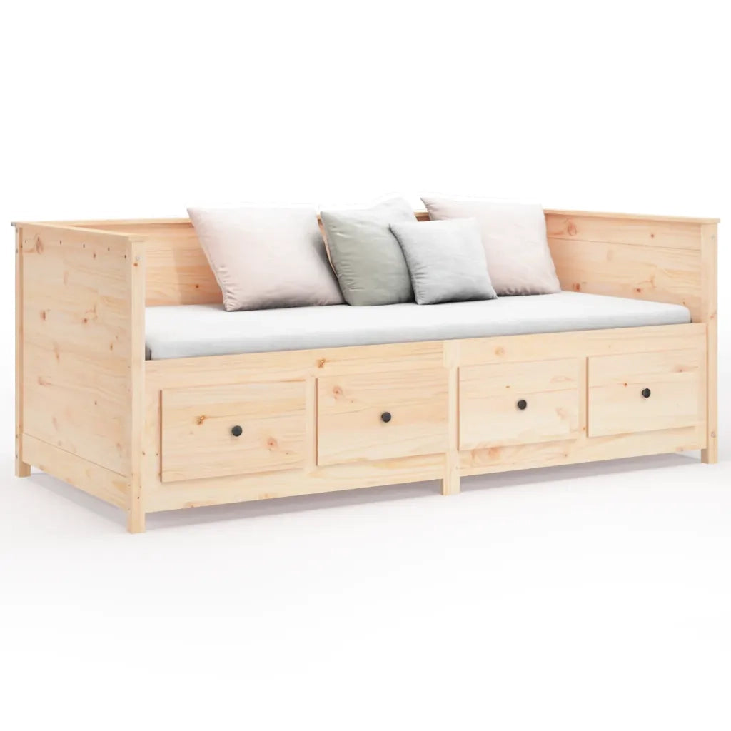 Dormeuse senza Materasso-Divano Letto-Struttura Letto 75x190 cm in Legno Massello di Pino 523112