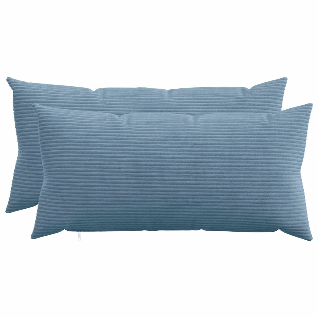 Federa 2 pcs HEERLEN Blu 40 x 70 cm corduroy 909541