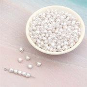 200 pezzi di perle bianche per modellare - forme speciali, gioielli DIY, perle singole per collane, bracciali e orecchini