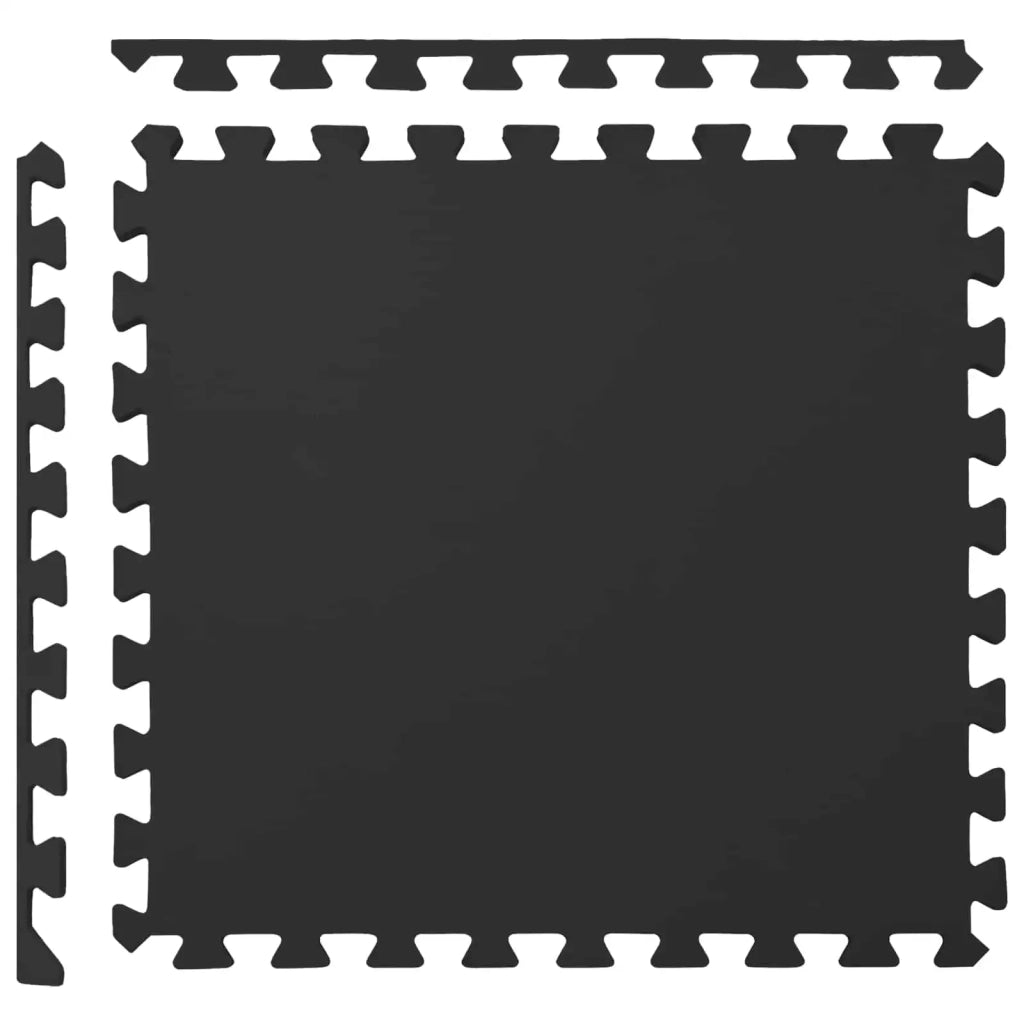Tappeti 24 pcs Nero 8,64 m² Schiuma EVA 42040735