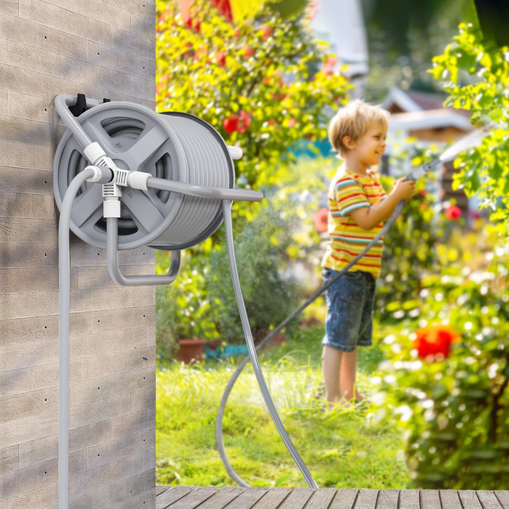 Avvolgitubo per irrigazione 20m ¨C zephmum ¨C con lancia regolabile 2 in 1