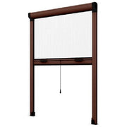 Zanzariera a Rullo Riducibile 140 x 160 Marrone 8017