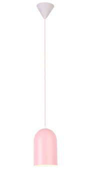 Lampada a sospensione Candellux OSS 1 luce E27 rosa Ø15cm