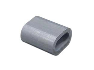 MORSETTO ALLUMINO MM.4 PER NYOFIL- - mm.4 - 100 pezzi