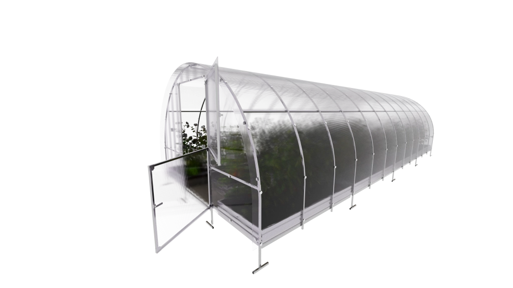 Serra da giardino KLASIKA EASY 3 x 8 m (24 m²), 6 mm con rivestimento in policarbonato