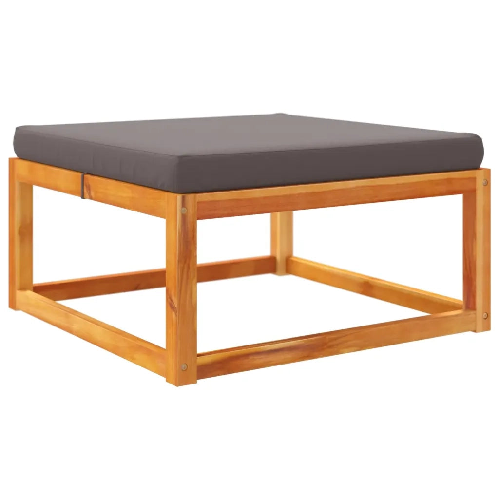 Set di divani da giardino 3 pezzi con cuscini in legno di acacia e corda 3278844