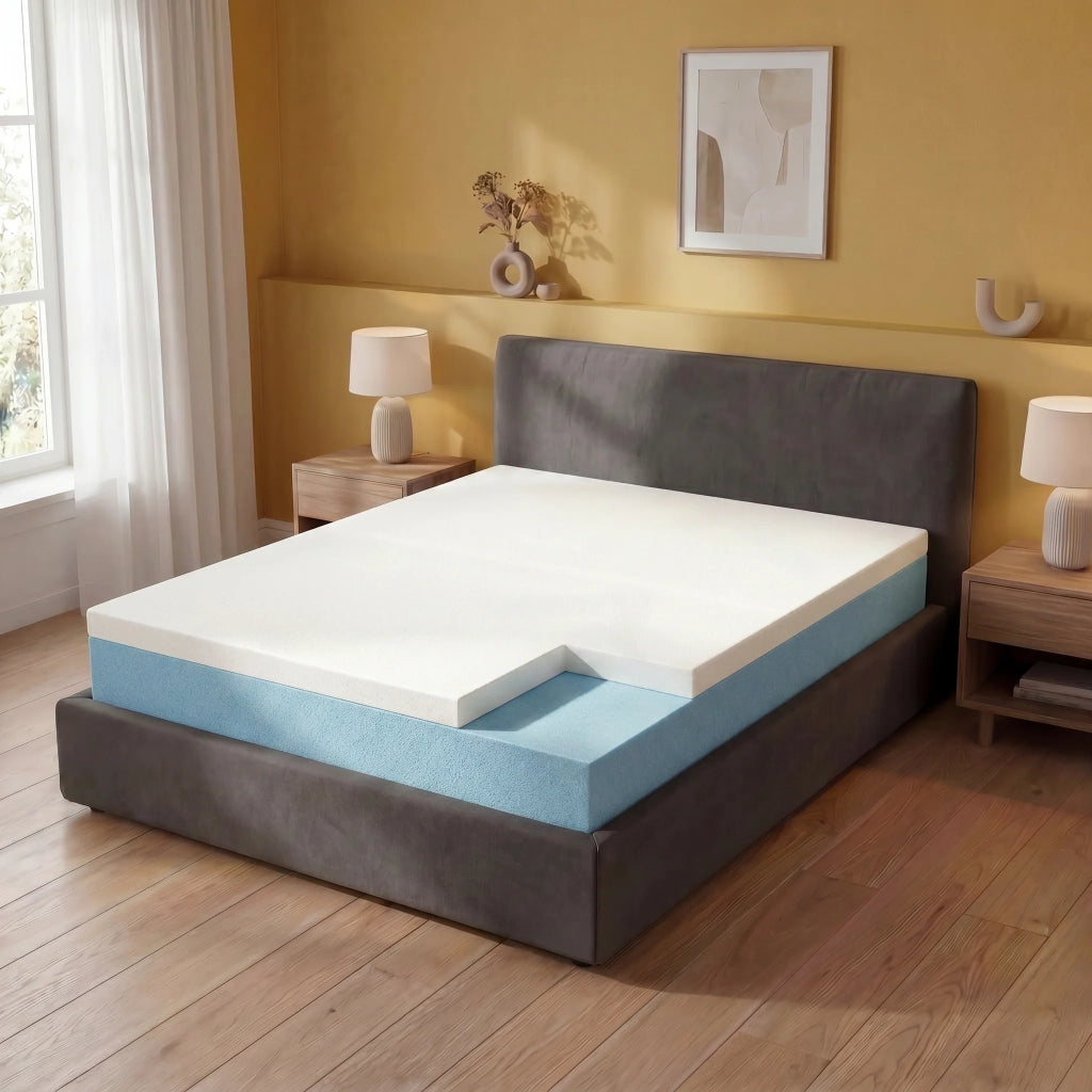 Materasso 85x190, Alto 30 cm - Singolo, Memory, Sfoderabile, in Bayscent | Cabrio