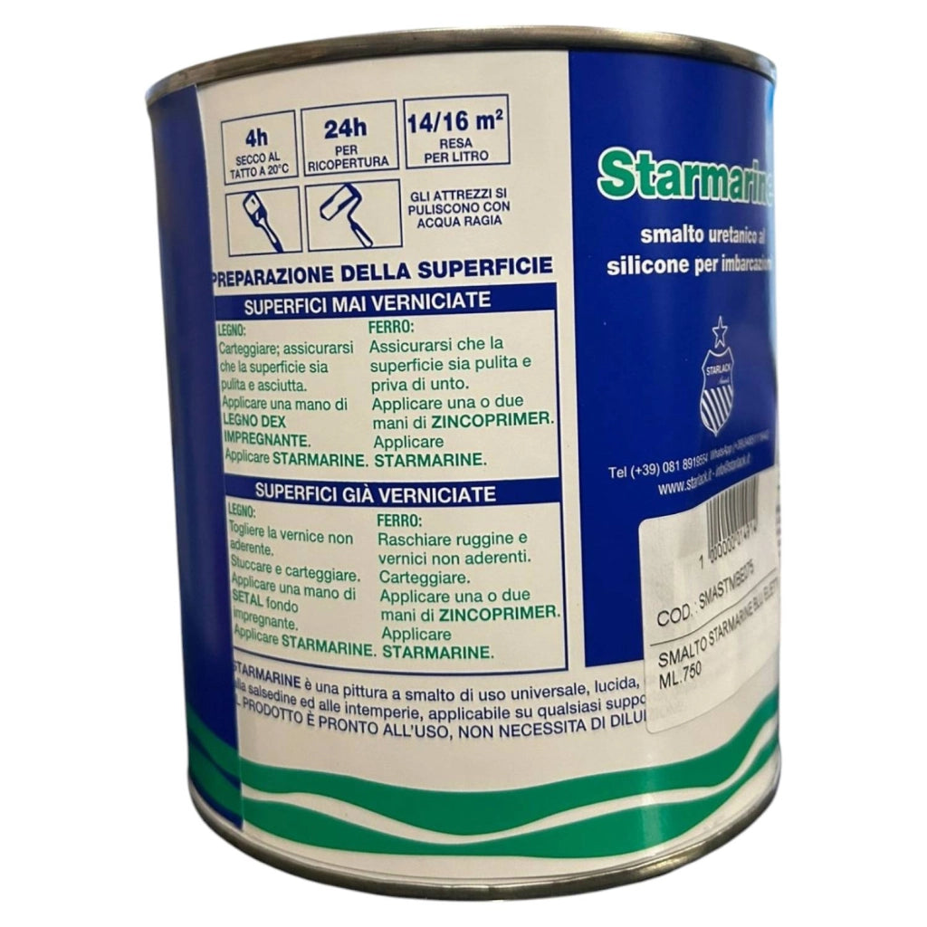 SMALTO PROFESSIONALE STARMARINE COLORE BLU ELETTRICO 750ML