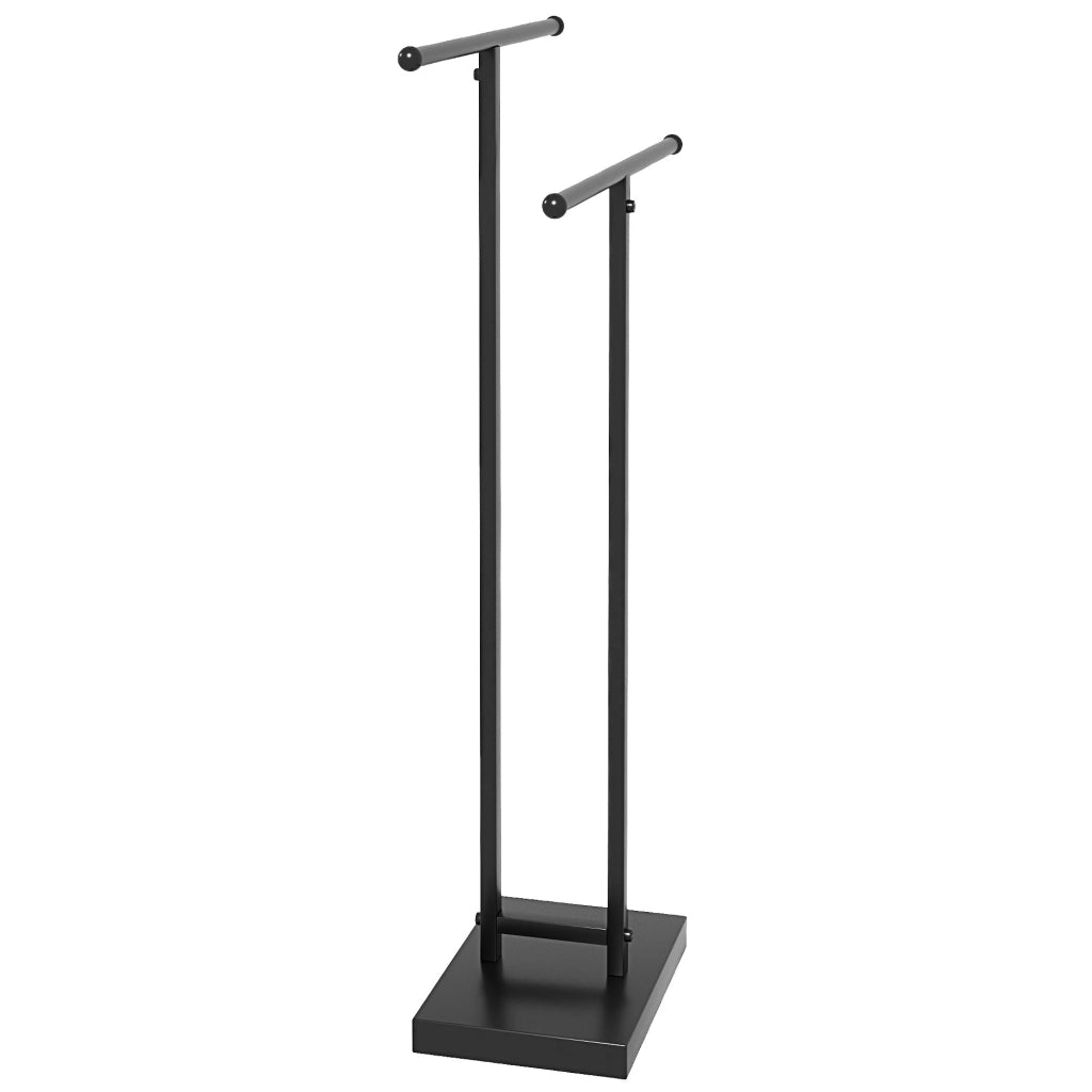 Portasciugamani con ripiani ¨C Minimal ¨C Nero 50x18.5x85 cm