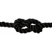 CIMA RITORTA NERA A.T.Ø MM8 MT200 BLACK TWISTED ROPE A.T.Ø MM20 MT100