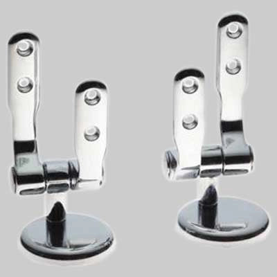 COPPIA CERNIERE UNIVERSALE  Cromata     MADE IN ITALY