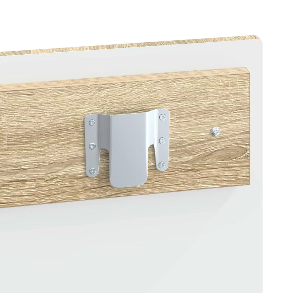 Testiera da Muro DELFT Rovere Sonoma Legno ingegnerizzato 897177