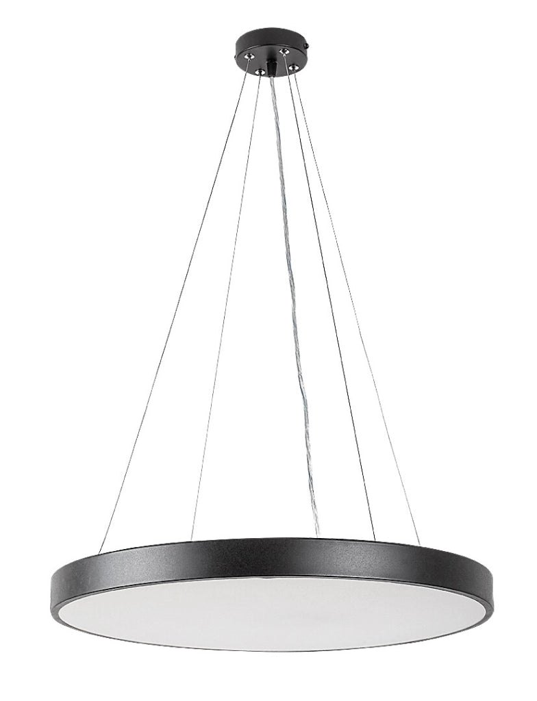 Plafoniera LED 60W dimmer telecomando Tesia Rabalux nera