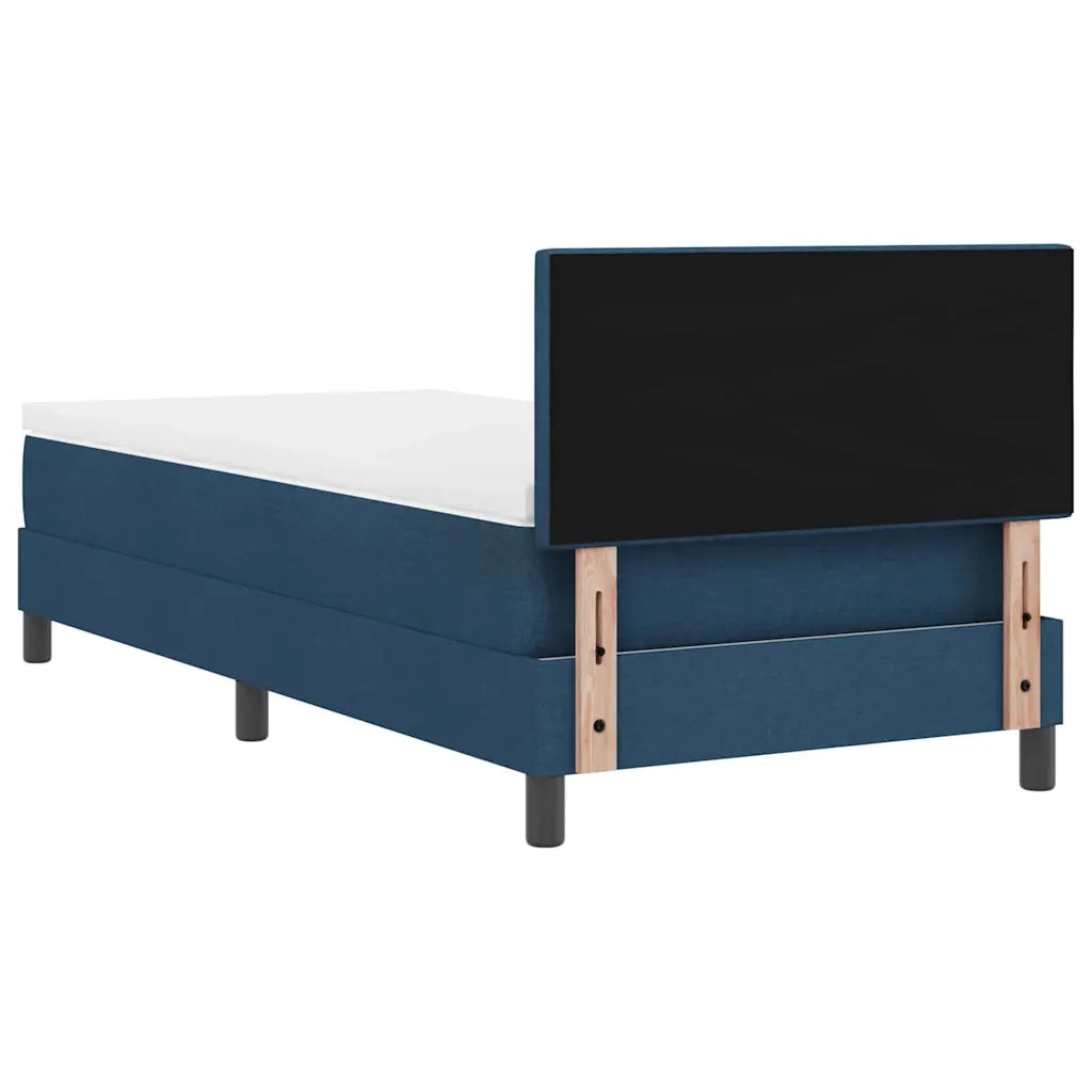 Letto a molle con testiera Blu 100 x 200 cm Tessuto 3338670