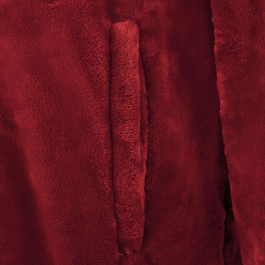 Felpa coperta Rosso Bordeaux m Flanella CFW1846804
