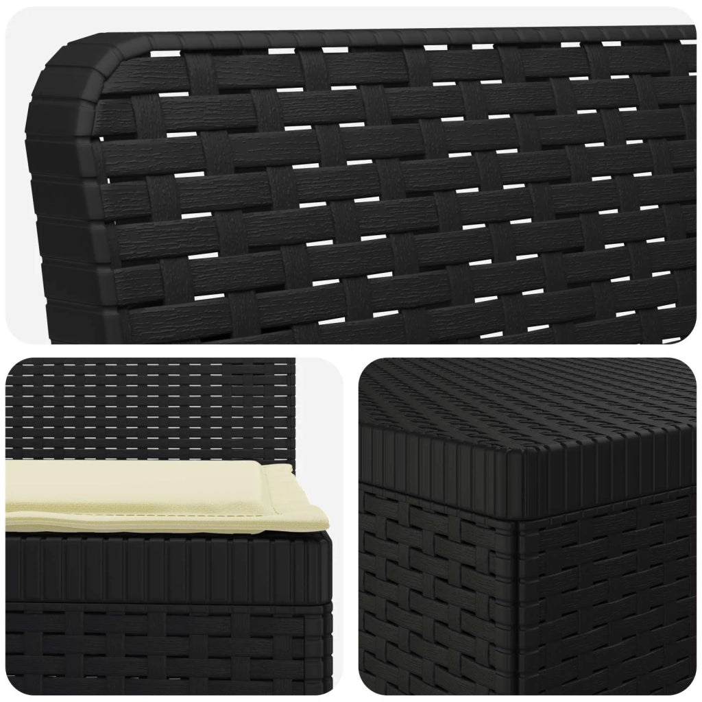 Divano da Giardino 4 Posti con Cuscini Aspetto Rattan PP 3443962