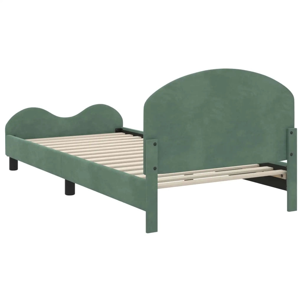 Struttura letto bambini con testata-Giroletto per bambini Verde Mare 80 x 200 cm 900532