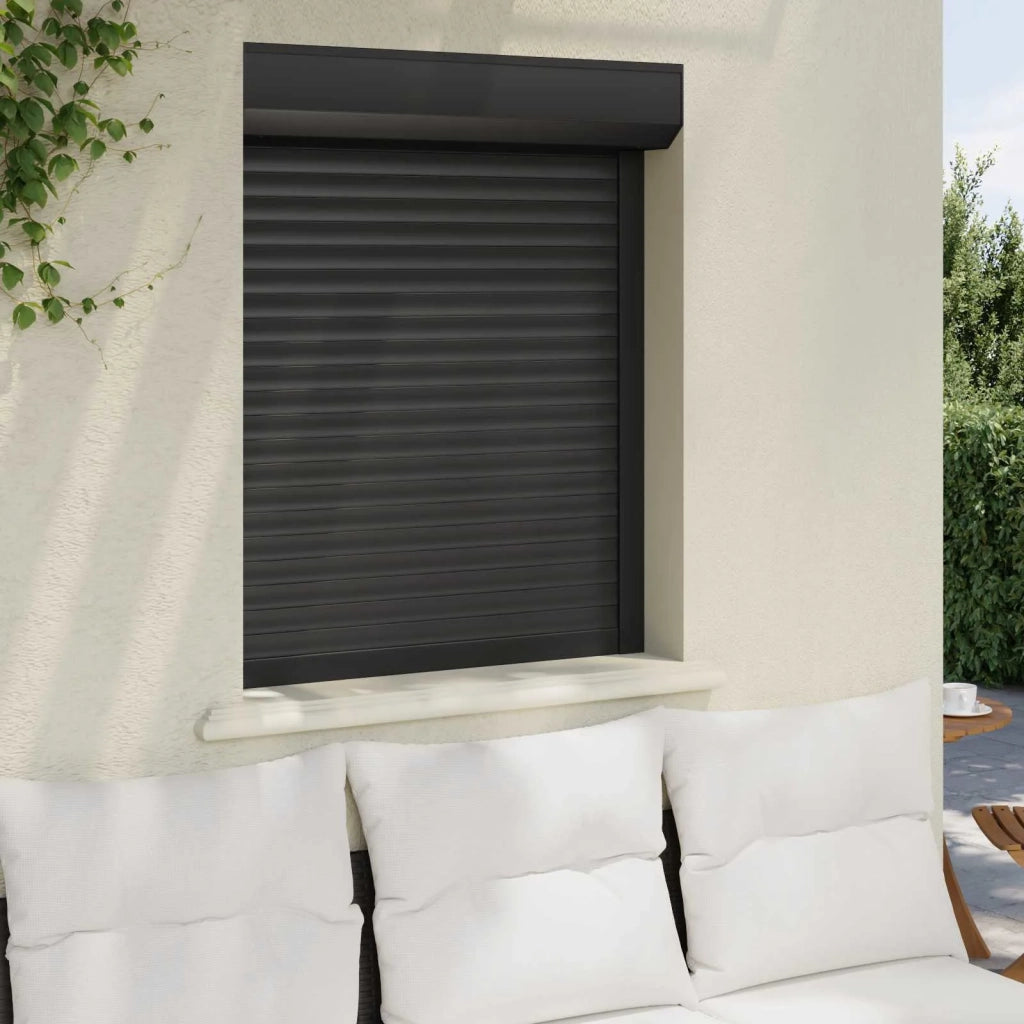 Persiana a rullo Antracite 80 x 100 cm Alluminio e poliuretano 42047064