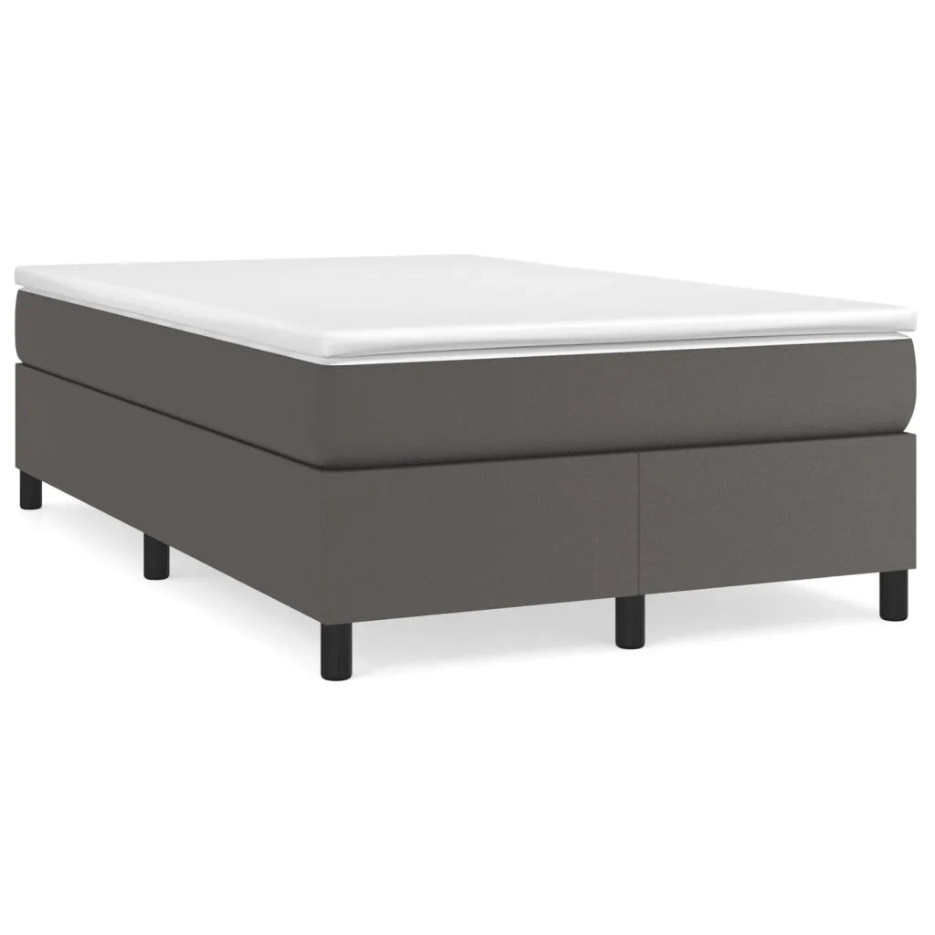 Struttura Letto a Rete a Molle Grigio 120x200 cm in Similpelle 3121039