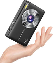 Camera digitale 1080p FHD - 44MP compatta con 16x zoom per vlog e principianti