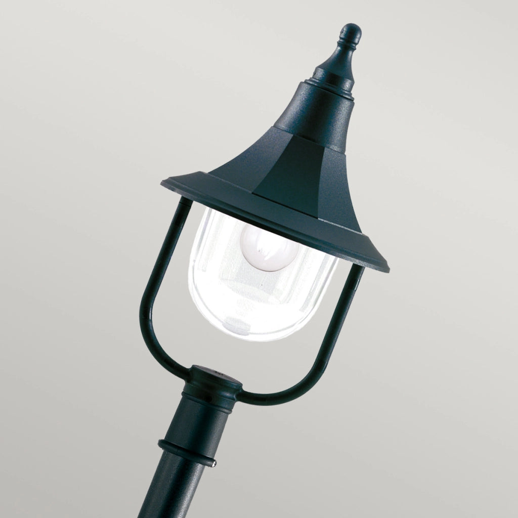 Paletto luminoso esterno nero E27 60W Shannon Elstead
