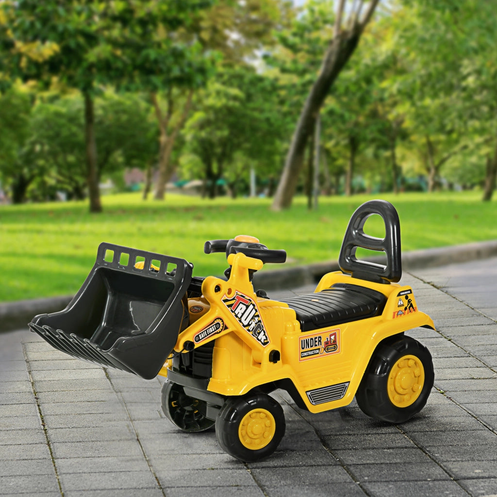 Escavatore Giocattolo per Bambini ¨C Xylo ¨C Giallo e Nero con Contenitore 80x26.5x39cm