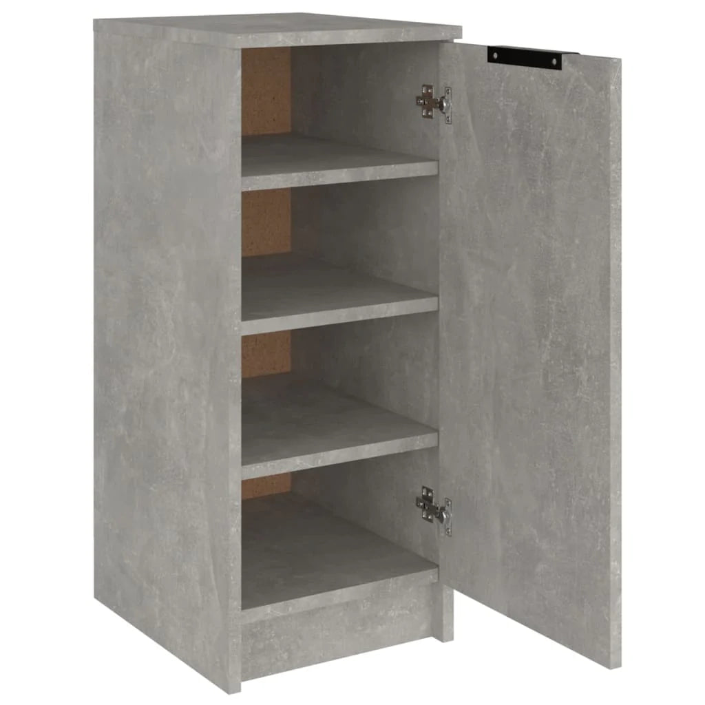 Scarpiera mobile contenitore per scarpe mobile per ingresso/corridoio/soggiorno 30 x 35 x 70 cm legno ingegnerizzato grigio 02_0021807