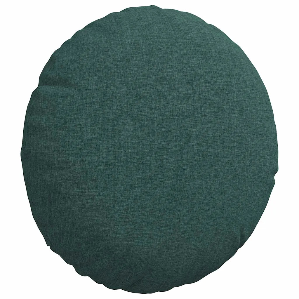 Cuscini per Seduta 2 pcs Verde Scuro Ø30 x 13 cm Tessuto 42014088