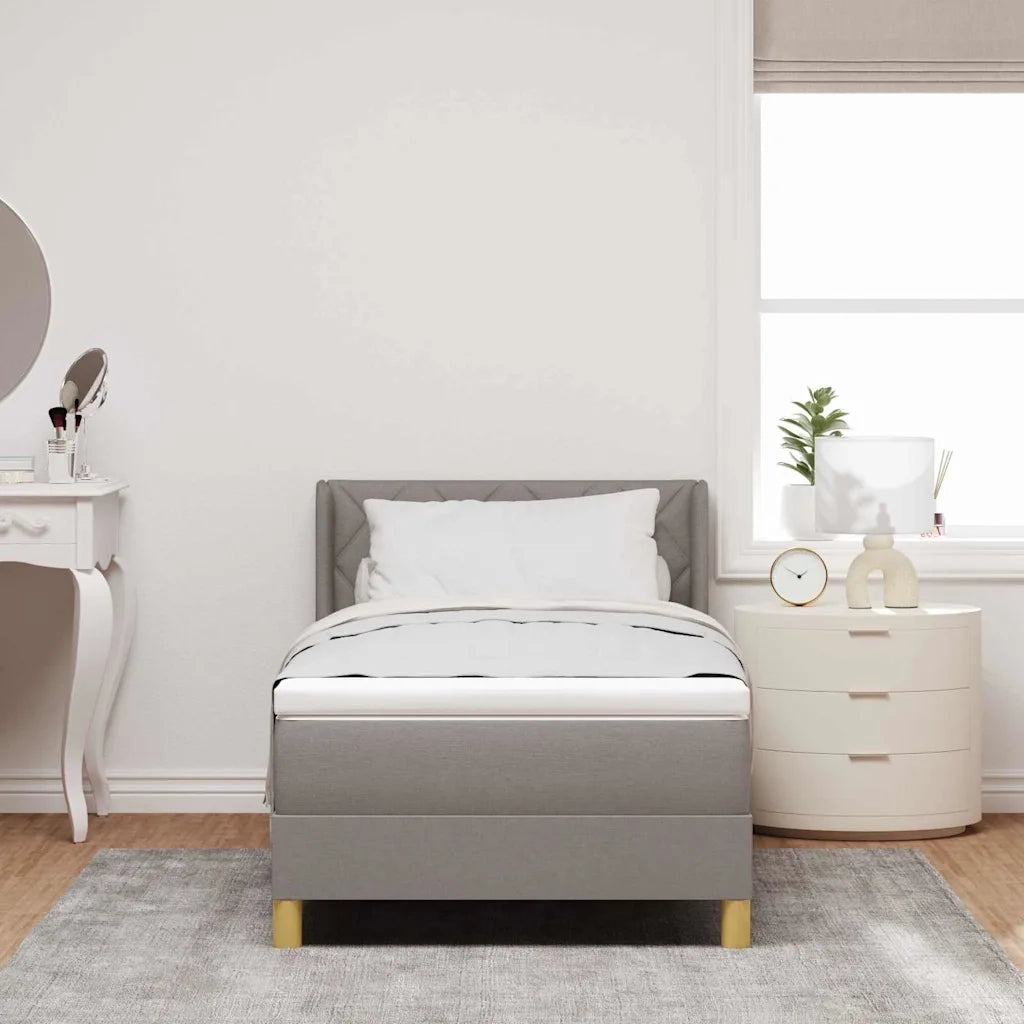 Letto a molle con materasso Talpa 200 x 100 cm Tessuto 3341346