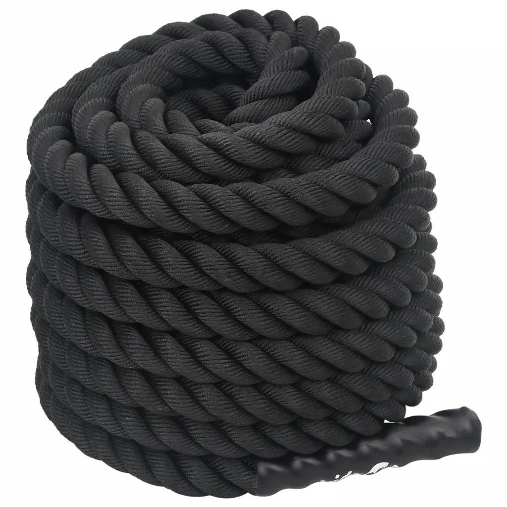 Corda da Battaglia Nera 15 m 11 kg Poliestere 94268