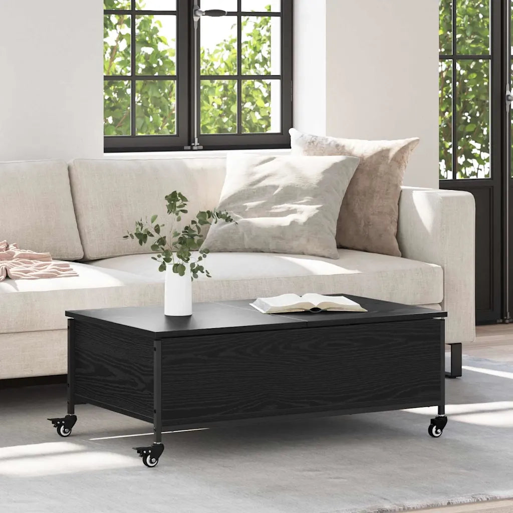 Tavolino da salotto Rovere Nero 91 x 55 x 32 cm 883003