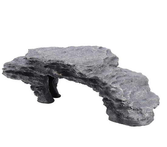 Piattaforma per rettili 19,5 x 9 x 7 cm - Habitat per rettili - Rifugio - Luogo di accensione - Piattaforma per rettili - Aspetto naturale - Piattaforma per rettili