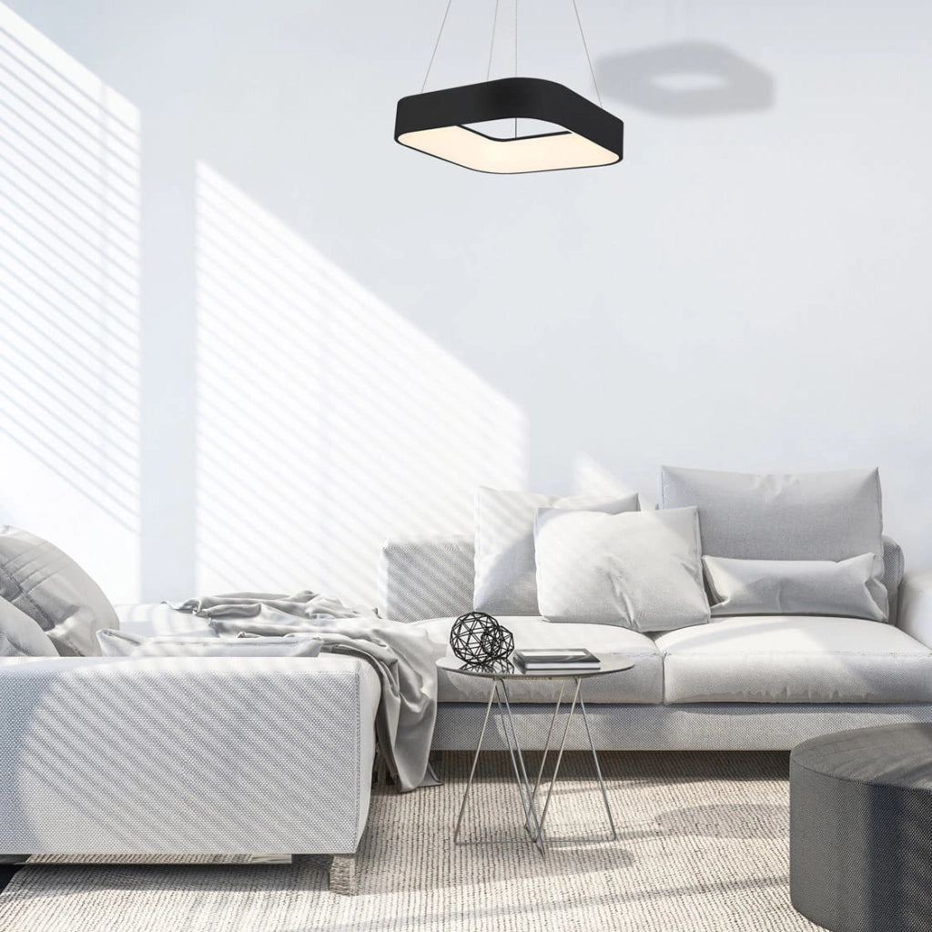 Lampada a sospensione Milagro Astro ML570 LED 24W nera 4000K