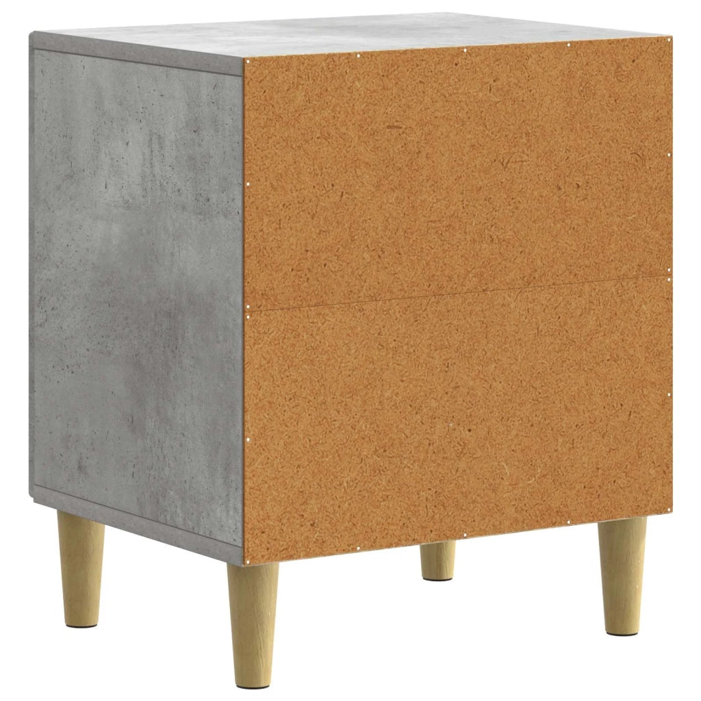 Armadio da Notte Grigio Cemento 43 x 34,5 x 50 cm 894571