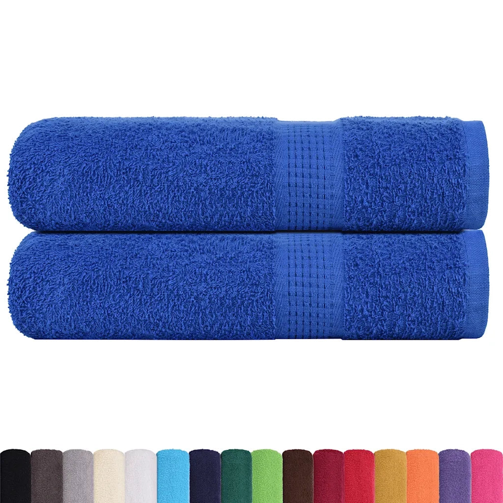 Asciugamani FROGN 2 pz | Teli per bagno Blu 50x100 cm 360 g/m2